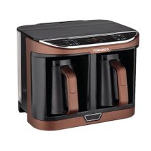 اشتري Tornado TCME-100D-PRO Automatic Turkish Coffee Maker -  Brown & Black في مصر