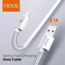 Buy Vidvie Micro Data Cable Fast Charge(3.1A) - White in Egypt