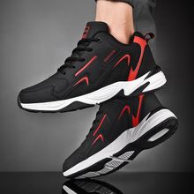 Buy Flangesio Luxury High-top Sneakers Men Shoes Big Size 35-48 New Unisex Style Sneakers Male Trainer Jogging Shoes High Quality Comfy Outdoor Footwear Black in Egypt