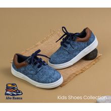 Buy Flat Sneaker Shoes Casual For Kids - Blue & Havan in Egypt