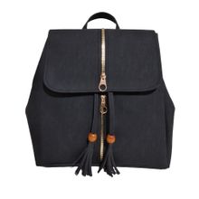 Buy Leather Women Back Bag - Black in Egypt