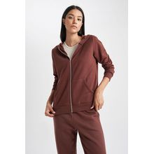 Buy Defacto Woman Regular Fit Hooded Knitted Cardigan. in Egypt
