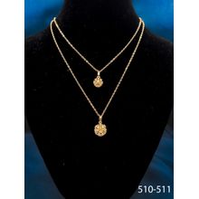 اشتري 3Diamonds Pendant Necklace For Women Gold Plated - Elevate Your Elegance في مصر