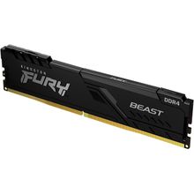 اشتري Kingston 8GB Fury Beast DDR4 3200MHZ Black PC Memory ModuleKingston FURY Beast DDR4 Memory في مصر