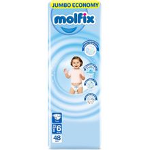 Buy Molfix Diapers Jumbo Pack Xlarge Size 6 - 48 PCS in Egypt