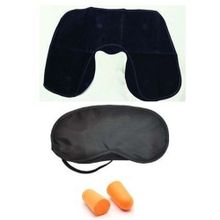 Buy Travel Set - 3 Pcs - Earplug, Eye Shade & Neck Pillow in Egypt