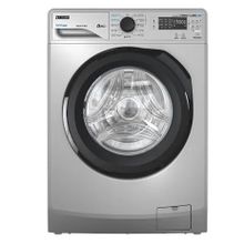 اشتري Zanussi Zwf8240Sb5  Perlamax Front Load Washing Machine 8Kg 1200 Rpm - Silver & Black Door في مصر