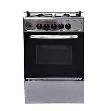 Buy Global Freestanding Gas Cooker - 4 Burners Full Stailess Steesl   - 55*55 Cm - Self Ignition - Oven Lamp in Egypt