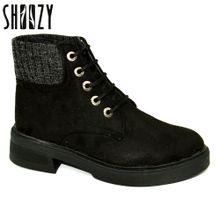 اشتري Shoozy Stylish Black Woman Boot في مصر