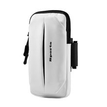 Buy Sports Arm Bag Men Women Sports Phone Armband Pouch White in Egypt