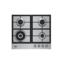 Buy Beko HIAW 64225 SX Stainless Steel Built-in Gas Cooktop - 4 Burners - 60cm in Egypt