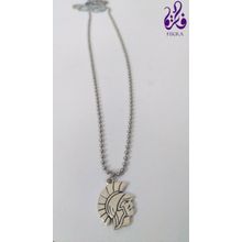 اشتري Generic Sparta warrior face necklace - stainless necklace في مصر