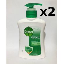 Buy Dettol Original Anti-Bacterial Liquid Hand Wash - 200ml - 2pcs in Egypt