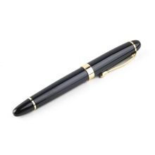 اشتري No Brand Jinhao X450 Fountain Pen Black Mordern Medium Nib Gold Trim New Perfect في مصر