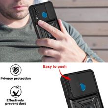 اشتري Huawei P30 Lite Sliding Camera Cover Design Protective Case With 360 Degree Rot في مصر