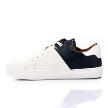 Buy Roadwalker Lace Up Round Toe Sneakers For Men-White & Navy in Egypt