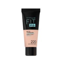 اشتري Maybelline New York Maybelline New York Fit Me Matte + Poreless –  220 Natural beige في مصر