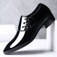Buy Fashion 38-48 Size Men Wedding Formal Shoes Business Casual Shoes -Black in Egypt