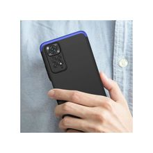 Buy For Xiaomi Redmi Note 11 /11s GKK 360 Degree Protection Case Cover- Black & Blue in Egypt