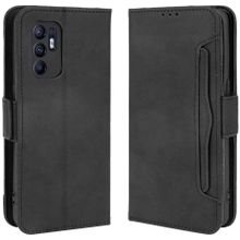 Buy Flip Credit Card Slots Case Cover For Oppo Reno 6 4g (Oppo Reno 6 4G) - Black in Egypt