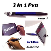 Buy Amana- 3 In 1 Pen For Writing & Smart Devices - 1 Pcs - Dark Blue \ Black in Egypt