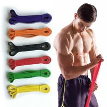 Buy 208cm WomenMen Rubber Resistance Bands Yoga Band Workout Pilates Elastic Loop Crossfit Expander Strength Gym Exercise Equipment1pc  in Egypt
