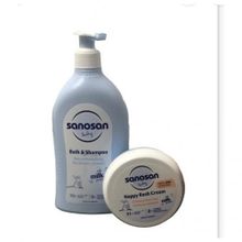 Buy Sanosan Bath&shampoo 500ml +nappy Rash Cream 150 Ml in Egypt