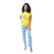 Buy Andora Slip On Comfortable Cotton Summer Yellow Pajama Set in Egypt