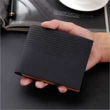 Buy Fashion Men's Leisure Wallet Male PU Credit Business Card Holders in Egypt