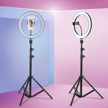 Buy Ring Light 26 Cm With Stand 210 Cm - Black/white in Egypt