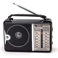 اشتري Golon 606 Classic Mini Electric Radio - Black في مصر