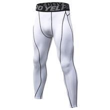 Buy Fashion Workout Men Training Fitness Yoga Long Pants Tight-drying Tight Basketball in Egypt