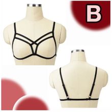 Buy Lingerie - Bra - Sexy - Black - Different Shapes - Strings in Egypt