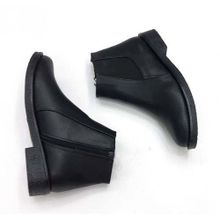 اشتري Shoozy Stylish Boots Woman Black Leather في مصر