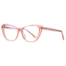 اشتري Fashion Cat Eye Computer Glasses Frames Anti Blue Light for Women-2004-Pink في مصر