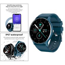 Buy Waterproof Women Smart Watch Bracelet Sport Fitness  Blue in Egypt