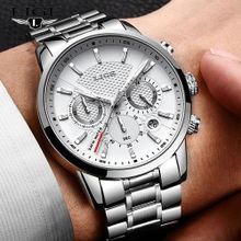 اشتري Lige LIGE Mens Watches Quartz Watch Men Waterproof Relogio Masculino 9866 في مصر