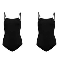 Buy Two Pieces Of Body Lycra Cash - Black in Egypt