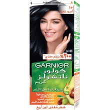 Buy Garnier Color Naturals Permanent Crème Hair Color - 1+ Dark Black in Egypt