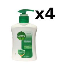 Buy Dettol Original Anti-Bacterial Liquid Hand Wash - 200ml - 4pcs in Egypt