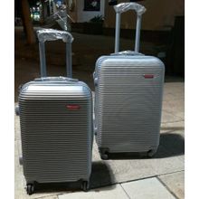 اشتري Trolley Travel Bags Set - Silver في مصر