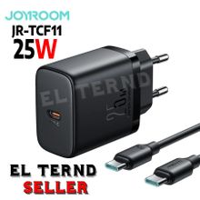 Buy JOYROOM Fast Charger (JR-TCF11) 25W With Type-C Port + Type-C Charging Cable - For Samsung Phones in Egypt