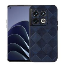 Buy Weave Plaid PU Phone Case For OnePlus 10 Pro 5G in Egypt