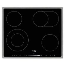 اشتري Beko HIC 64503 TX Built-in Digital Electric Stove With Timer - 60 Cm - Black في مصر