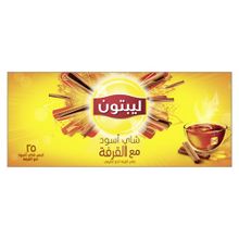 اشتري Lipton Cinnamon Black Tea - 25 Tea Bags في مصر