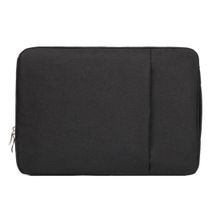 Buy 13.3 Inch Universal Fashion Soft Laptop Denim Bags Portable Zipper Notebook Laptop Case Pouch ForBook Air / Pro, Lenovo And Other Laptops, Size: 35.5x26.5x2cm(Black) in Egypt