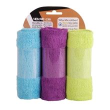 Buy Mintra Super Soft  Microfiber Towel (40x40 Cm ) - 3 Pcs in Egypt