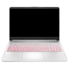 Buy Laptop Soft Silicone Keyboard Skin Cover For HP 15.6 Inch Clear Pink in Egypt