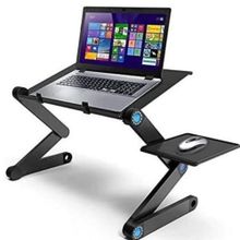 اشتري Laptop Table With 2 Cooling Fans, Portable Laptop Desk في مصر