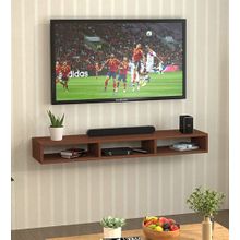 Buy Modern Home Wall Mounted TV Unit And Cabinet 110 Cm  (Brown) in Egypt